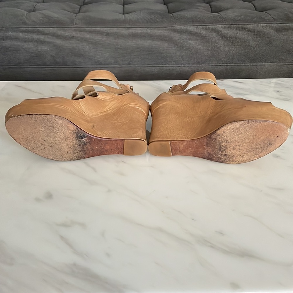 Dolce Vita nude sandal wedges - Picture 4 of 4